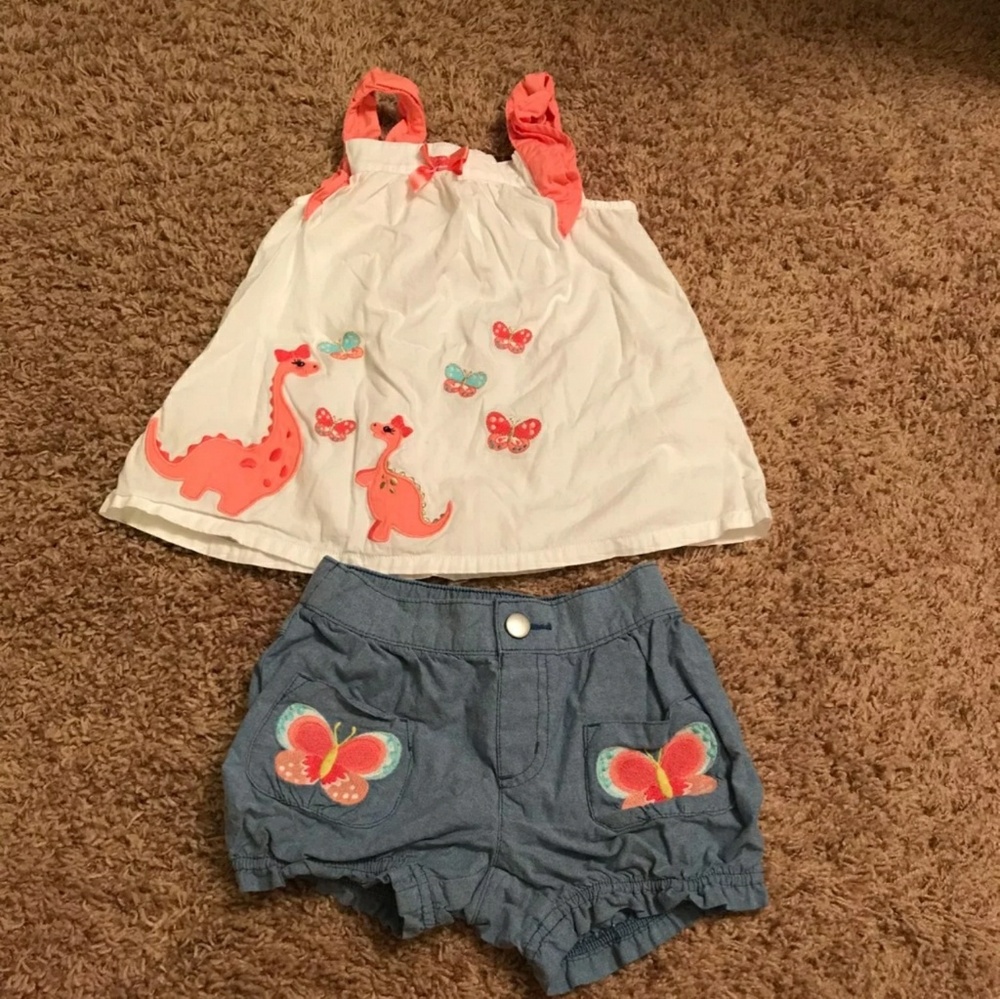 gymboree ISO butterfly catcher dino line